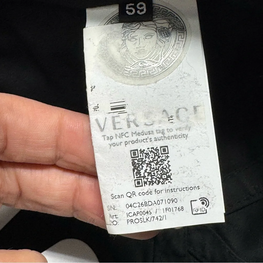 🇮🇹PRICE FIRM NEW $500 VERSACE MEDSUA HAT UNISEX